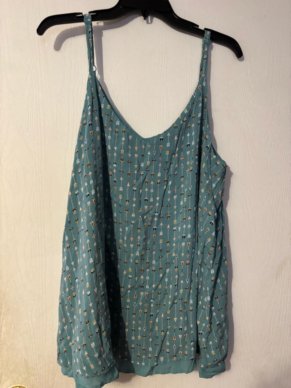 torrid Teal Arrow-Print Spaghetti Strap Tank